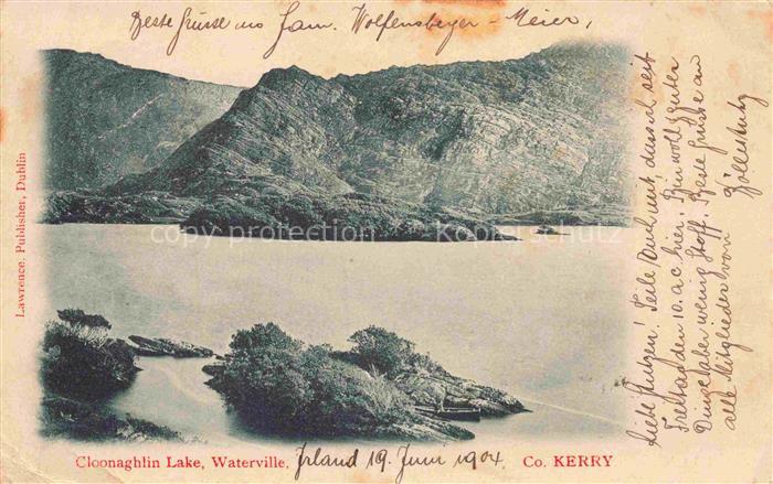 Waterville County Kerry Ireland Cloonaghlin Lake
