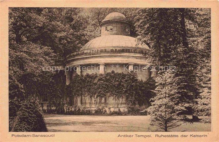 POTSDAM CITY Sanssouci Antiker Tempel Ruhestaette der Kaiserin
