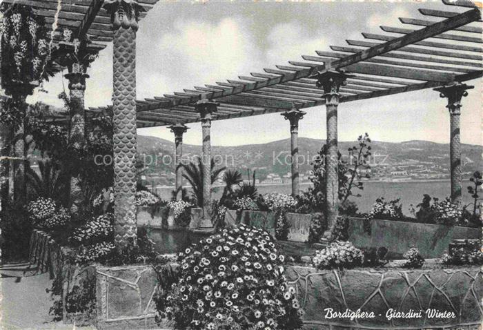 BORDIGHERA Liguria IT Giardini Winter