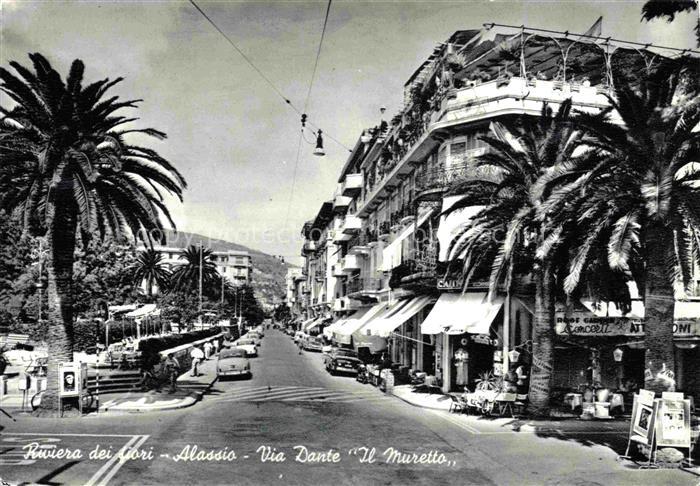 ALAssIO Savona Liguria IT Via Dante Il Muretto