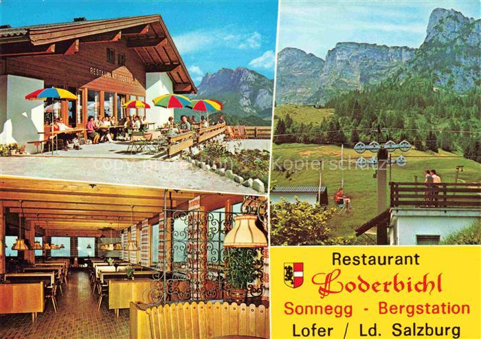 Lofer Pinzgau-Pongau AT Restaurant Loderbichl Gaststube Sessellift