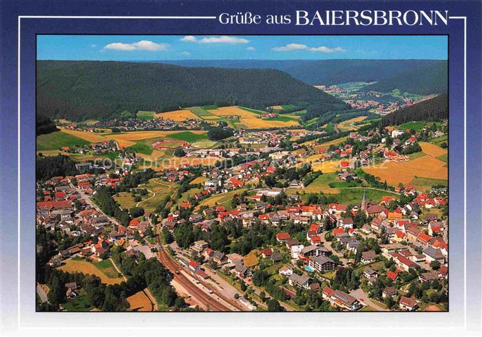 Baiersbronn Schwarzwald Fliegeraufnahme