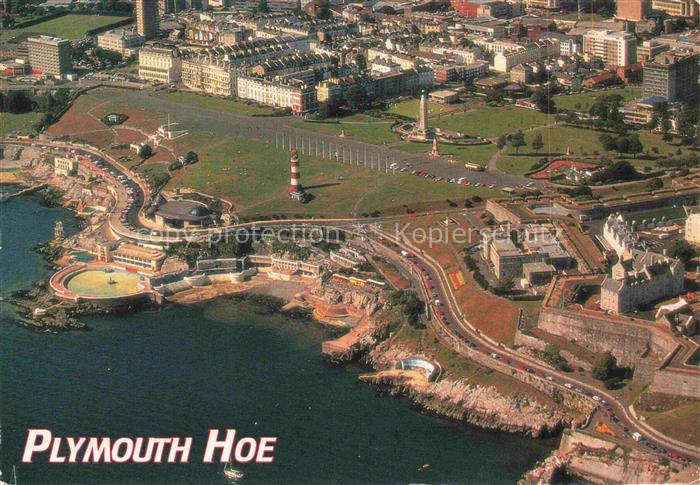 PLYMOUTH  South West UK Fliegeraufnahme