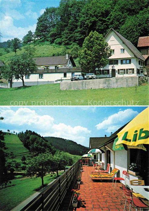 Kirnbach Wolfach Gasthaus Blume Terrasse
