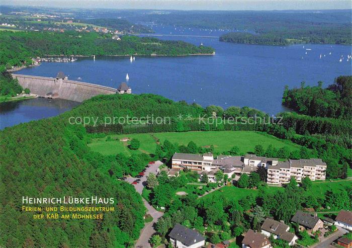Guenne Moehnesee NRW Heinrich Luebke Haus Ferienhaus der KAB