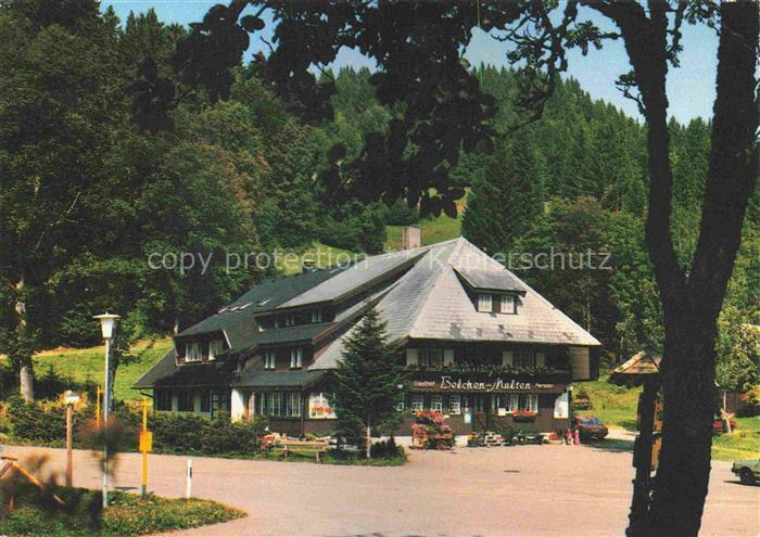 Schoenau Schwarzwald Gasthof Pension Belchen Multen