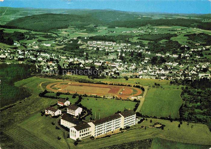 Daun Vulkaneifel Knappschafts Sanatorium Fliegeraufnahme