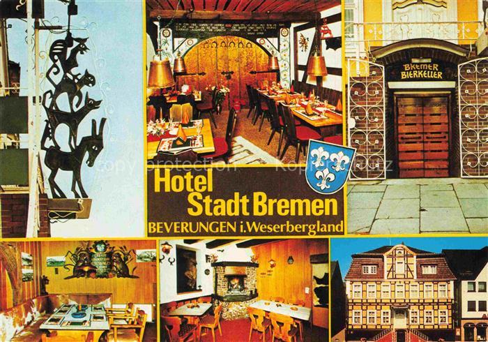Beverungen Hotel Stadt Bremen Gastraeume Bremer Bierkeller