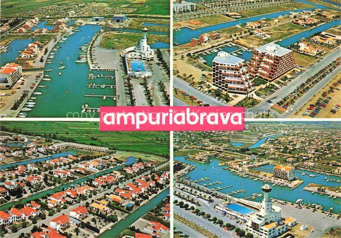 Ampuriabrava Costa Brava ES Fliegeraufnahmen Teilansichten