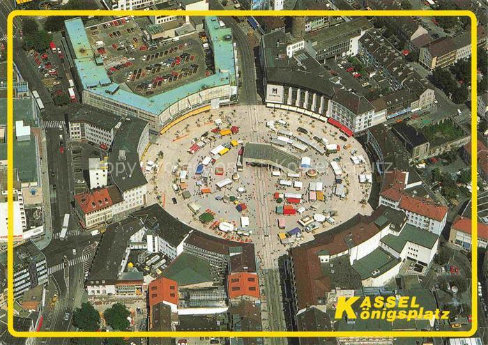 KAssEL  CITY Koenigsplatz Fliegeraufnahme