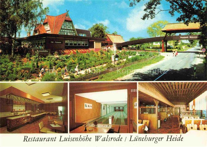 Walsrode Lueneburger Heide Restaurant Luisenhoehe Vogelpark Gastraeume Kegelbahn