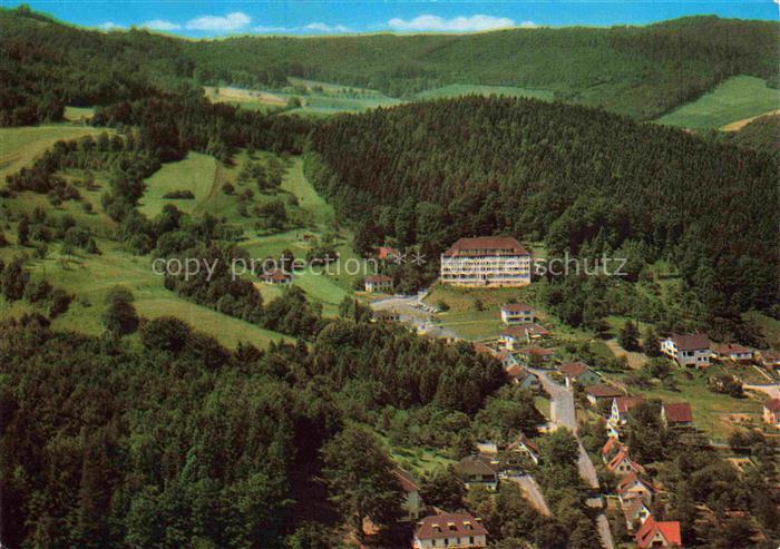 BAD SOODEN-ALLENDORF Sonnenberg Sanatorium Fliegeraufnahme