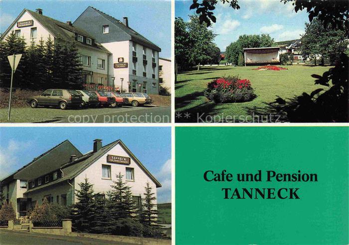 Bad Endbach Marburg-Biedenkopf Hessen Cafe Pension Tanneck Park