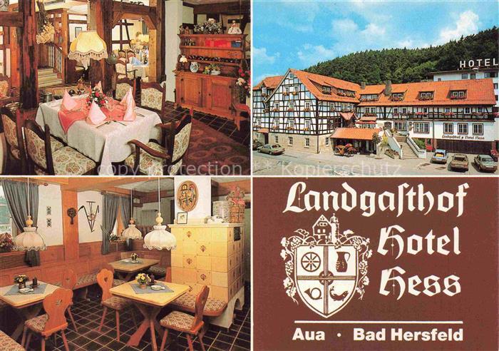 Aua Neuenstein Bad Hersfeld Hessen Landgasthof Hotel Hess Gastraeume