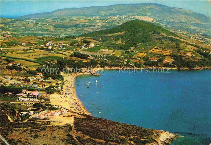 Isola d Elba Lido di Capoliveri Fliegeraufnahme