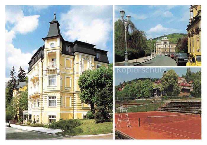 MARIANSKE LAZNE Marienbad CZ San Remo a okoli Tennisplatz