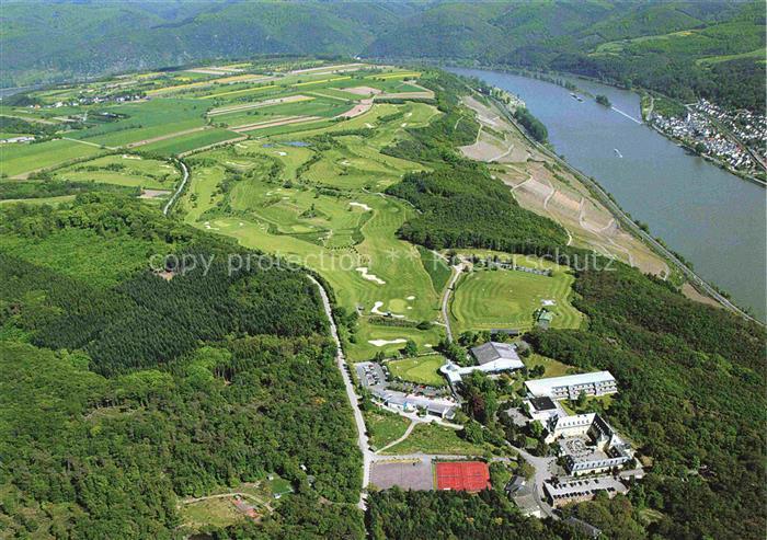Boppard Rhein Rheinland-Pfalz Jakobsberg Hotel und Golfanlage Fliegeraufnahme