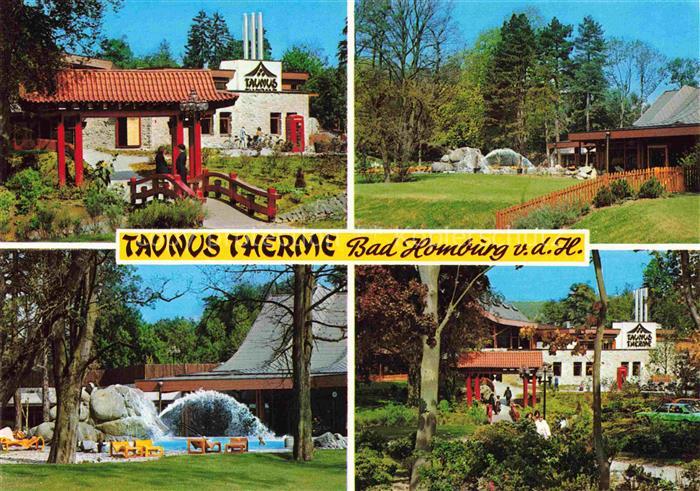 BAD HOMBURG von der Hoehe Hessen Taunus Therme Teilansichten