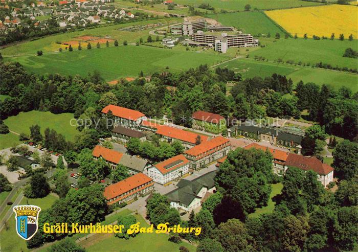 BAD DRIBURG Graefl Kurhaeuser Fliegeraufnahme