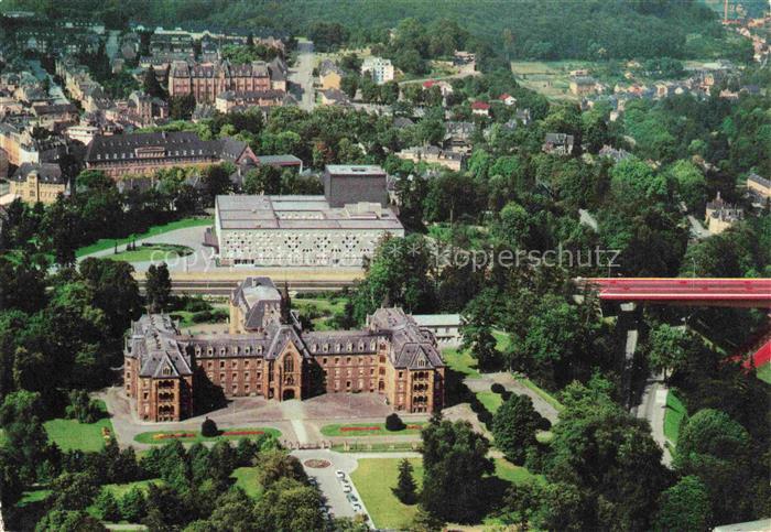LUXEMBOURG  Luxemburg Vue aerienne Fondation JP Pescatore et Theatre municipal