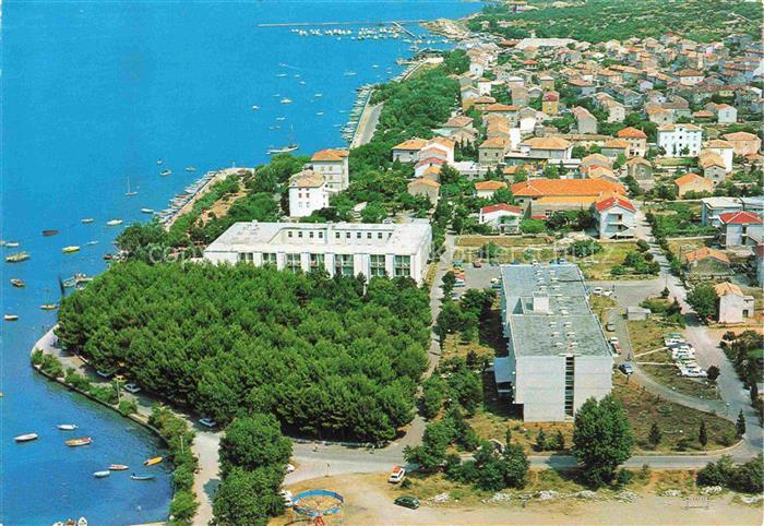 PUNAT Aleksandrovo Otok Krk Croatia Fliegeraufnahme