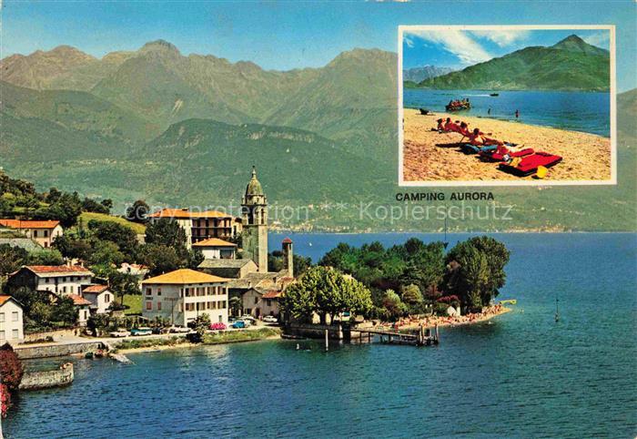 Cremia Camping Aurora Strand Fliegeraufnahme