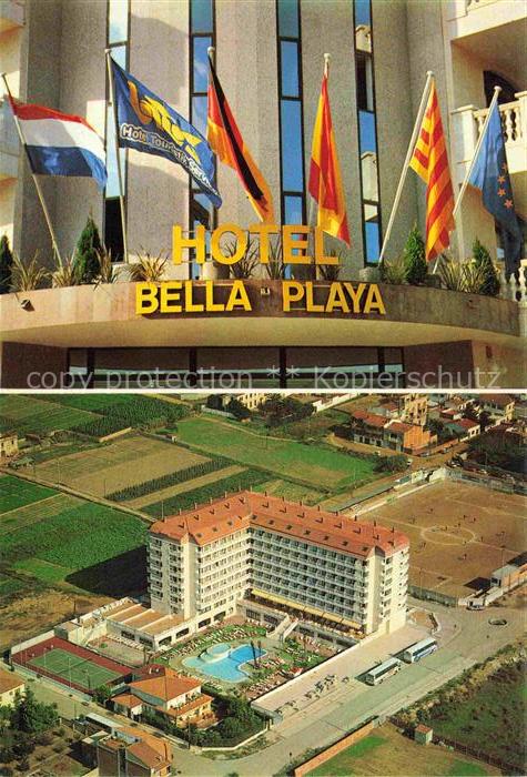 Malgrat-de-Mar Cataluna ES Hotel Bella Playa Fliegeraufnahme