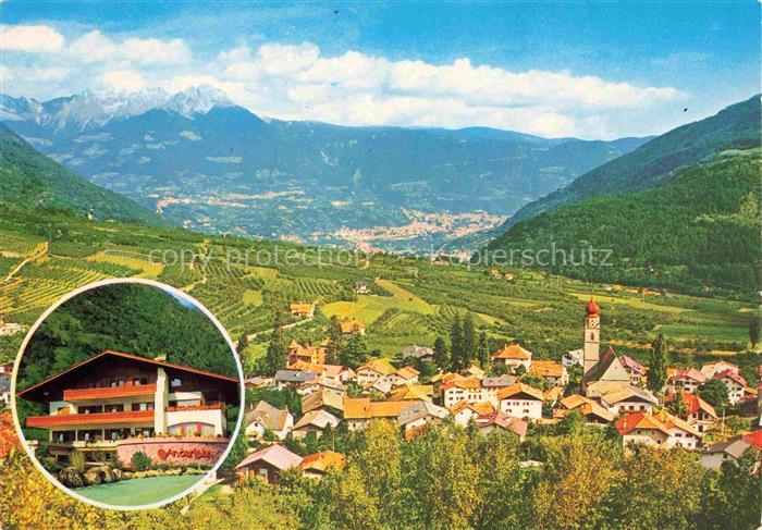 Partschins Parcines Bolzano IT Hotel Pension an der Lahn Panorama