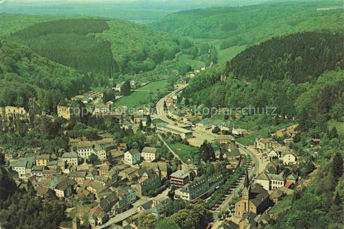 Larochette Luxembourg Hotel du Chateau Vue generale aerienne