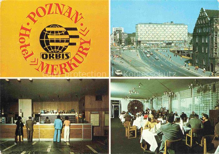 POZNAN Posen PL Hotel Markury Rezeption Speisesaal
