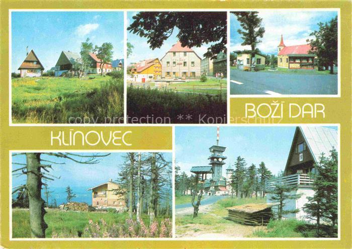 Klinovec v Rudhori 1244m Keilberg Erzgebirge CZ Horske rekreacni stredisko na na