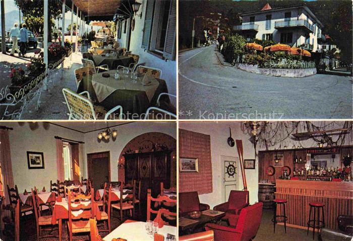 Cannero Riviera Lago Maggiore IT Hotel Miralago Restaurante Da Alfio Bar