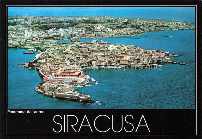 SIRACUSA Syrakus Sicilia IT Fliegeraufnahme
