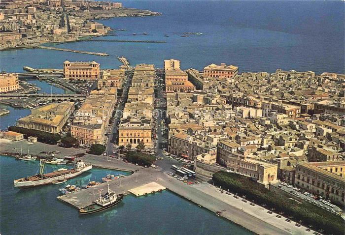 SIRACUSA Syrakus Sicilia IT Fliegeraufnahme
