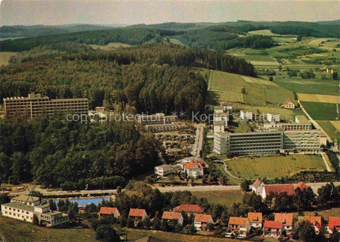 BAD DRIBURG Sanatorium Berlin BfA Fachklinik Rosenberg Fliegeraufnahme