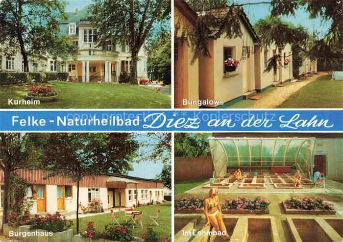 Diez Lahn Felke Naturheilbad Kurheim Burgenhaus Bungalows Im Lehmbad