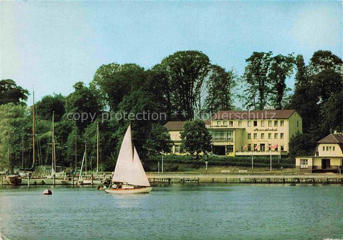 Kappeln  Schlei Schleswig-Flensburg Strandhotel Segelpartie