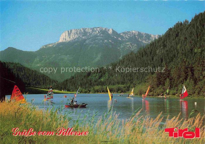 St Ulrich Pillersee Tirol AT mit Steinplatte Windsurfcenter