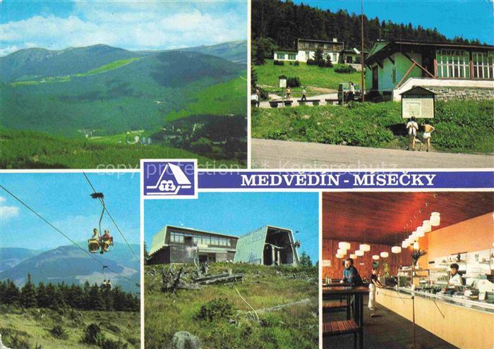 Spindleruv Mlyn Spindelmuehle Riesengebirge CZ Phled na Misecky a Medvedin Horni