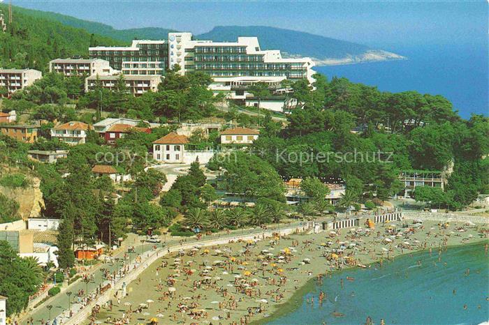 Ulcinj Montenegro Gradska Plaza Hoteli Gelab i Mediteran Fliegeraufnahme