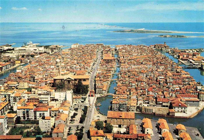 CHIOGGIA VENEZIA Venedig Venice Venise IT Fliegeraufnahme