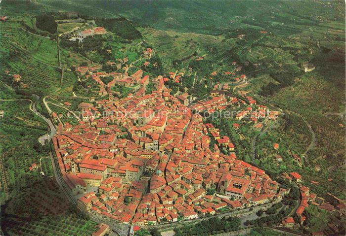 Cortona Arezzo Toscana IT Fliegeraufnahme