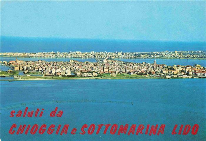 CHIOGGIA VENEZIA Venedig Venice Venise IT Fliegeraufnahme