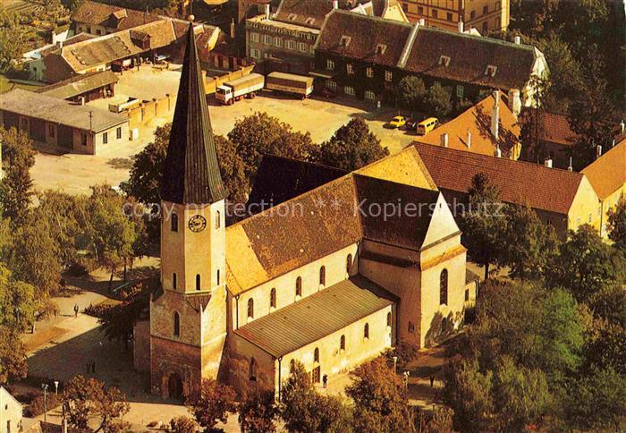 Laa Thaya Weinviertel AT Stadtpfarrkirche zum Hl Vitus Fliegeraufnahme