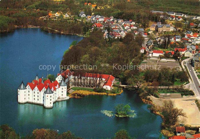 Gluecksburg  Ostseebad Flensburg Schleswig-Holstein Schloss Fliegeraufnahme
