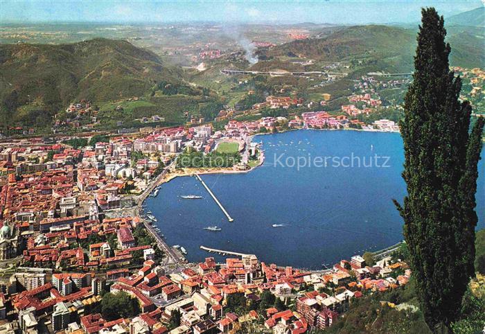 COMO  Lago di Como Lombardia IT Fliegeraufnahme