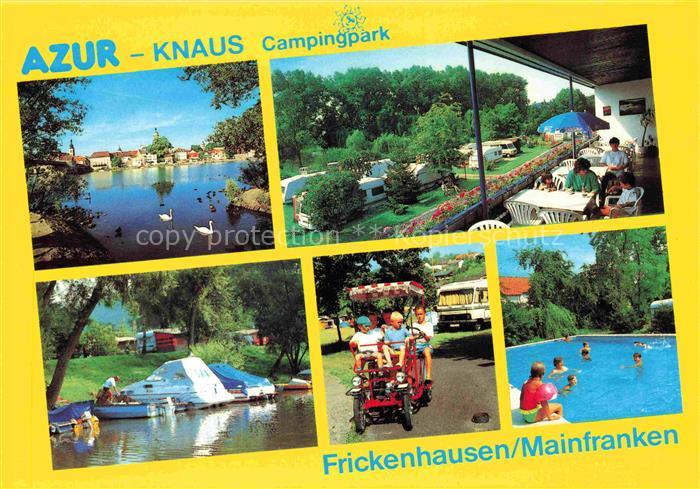 Frickenhausen Mainfranken Ochsenfurt Bayern AZUR Knaus Campingpark Teilansichten
