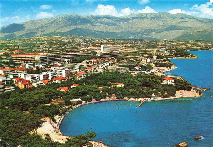SPLIT Spalato Croatia Fliegeraufnahme
