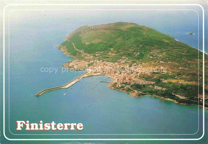 Finisterre Coruna La ES Fliegeraufnahme