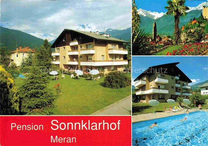 Meran MERANO IT Pension Sonnklarhof Panorama Schwimmbad